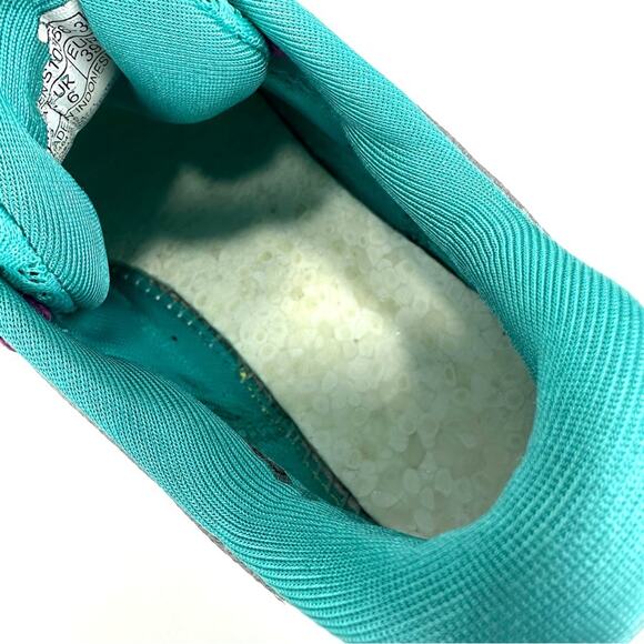 Saucony Kinvara 8 Everun Women Running Shoes Sz 8 Gray Teal Purple Mesh Sneakers - Picture 7 of 16